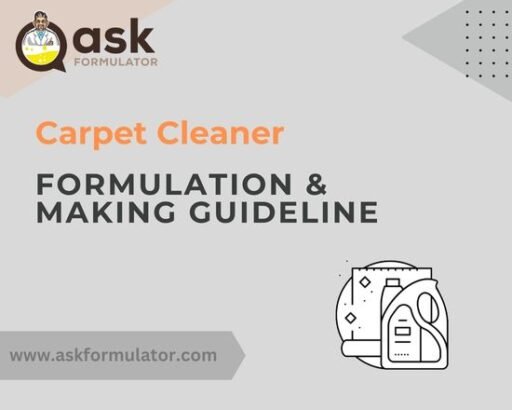 Carpet Cleaner Formulation