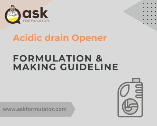 acidic-drain-opener-formulation