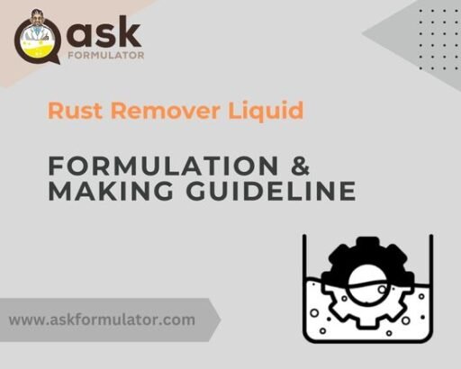 Rust Remover Liquid Formulation