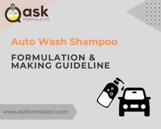 Auto Wash Shampoo Formulation