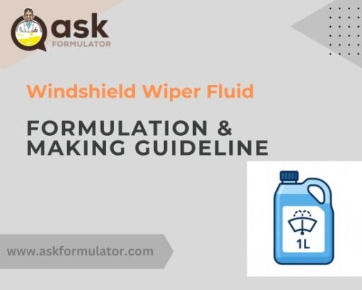 Windshield Wiper Fluid Formulation
