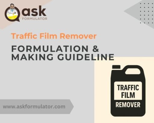 Non-Caustic Traffic Film Remover Formula