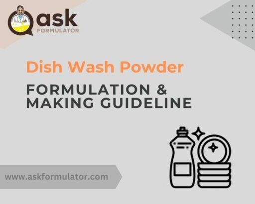 Dish Wash Powder Formulation