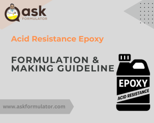 Acid Resistance Epoxy Adhesive Formulation