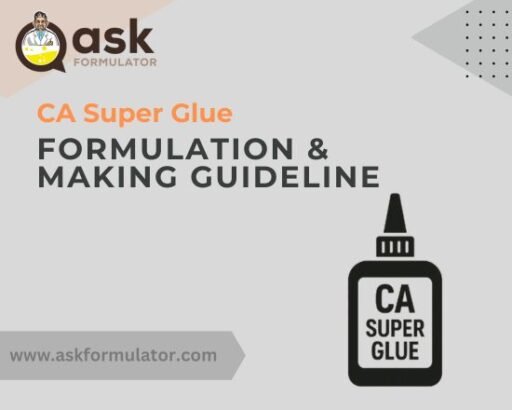 CA Cyanoacrylate Super Glue Formula