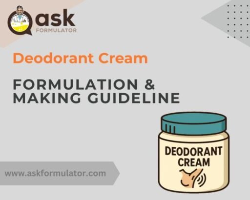 Deodorant Cream Formulation
