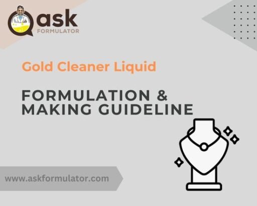Gold Cleaner Liquid Formulation