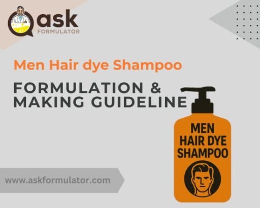 Hair Color Shampoo Formulation for Men