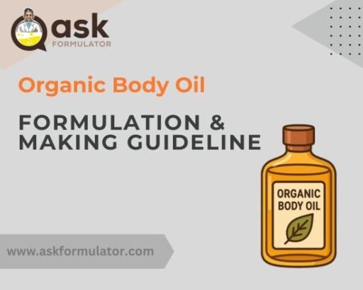 Organic Body Oil Formulation