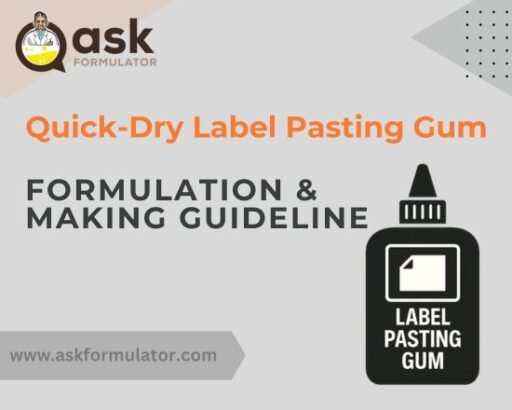 quick-dry-label-pasting-gum-formula