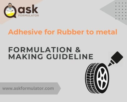 Rubber to meta Adhesive Formulation