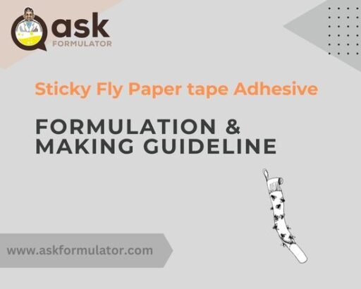 sticky-fly-paper-tape-adhesive-formulation