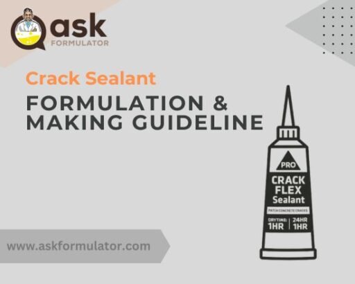 Waterproof Crack Sealant Formula