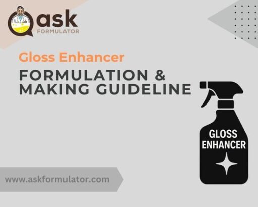 Gloss Enhancer Car Polish Formulation