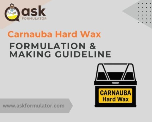 Professional Carnauba Hard Wax Formulation